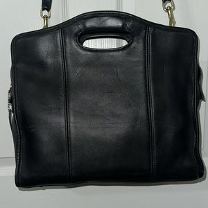 Vintage Zip Top Shopper Bag